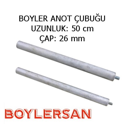 BOYLER ANOT ÇUBUĞU 50 CM